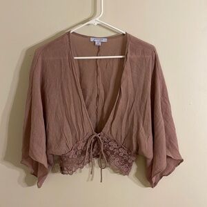 3/$15. Favlux small mauve top blouse